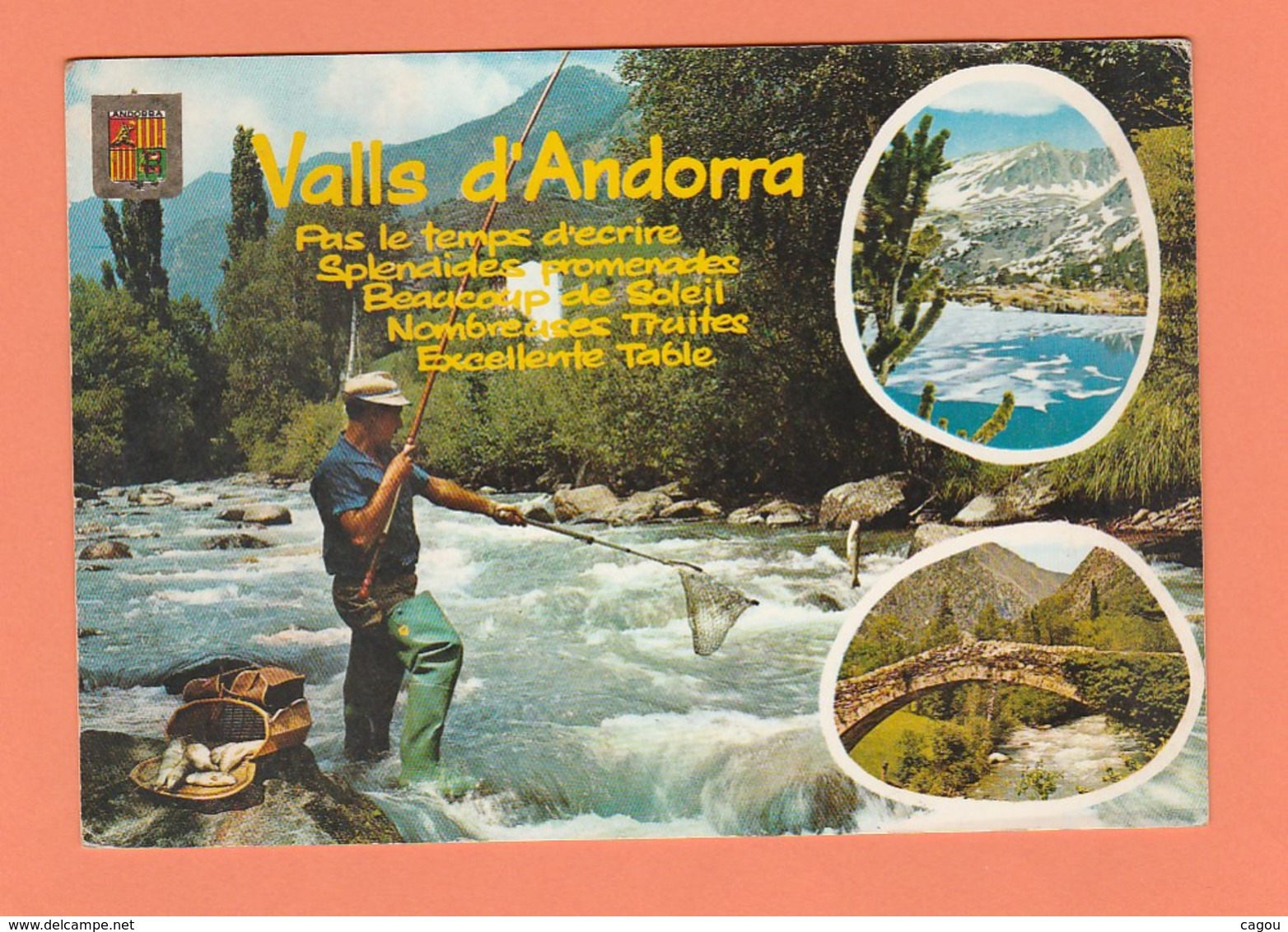 ANDORRE -  TIMBRE N° 229 SUR CARTE POSTALE - Andorre