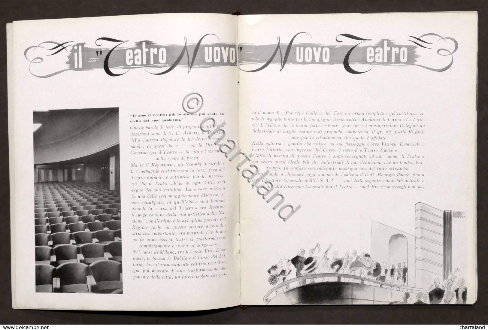 Brochure Il Teatro Nuovo Di Milano - Stagione 1938 - Unclassified