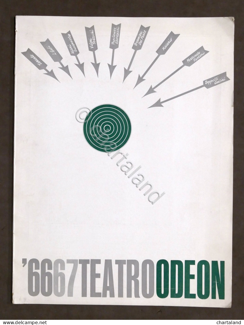 Brochure Teatro Odeon - Milano - Programma Stagione 1966 / 67 - Unclassified