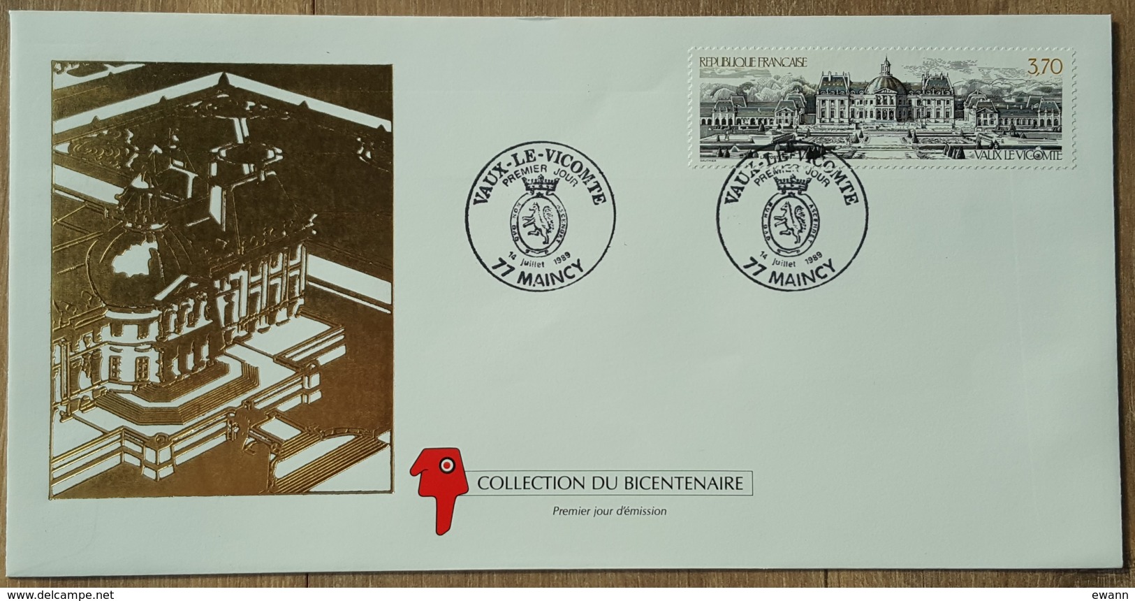 FDC 1989 - YT N°2587 - CHATEAU DE VAUX LE VICOMTE - MAINCY - 1980-1989