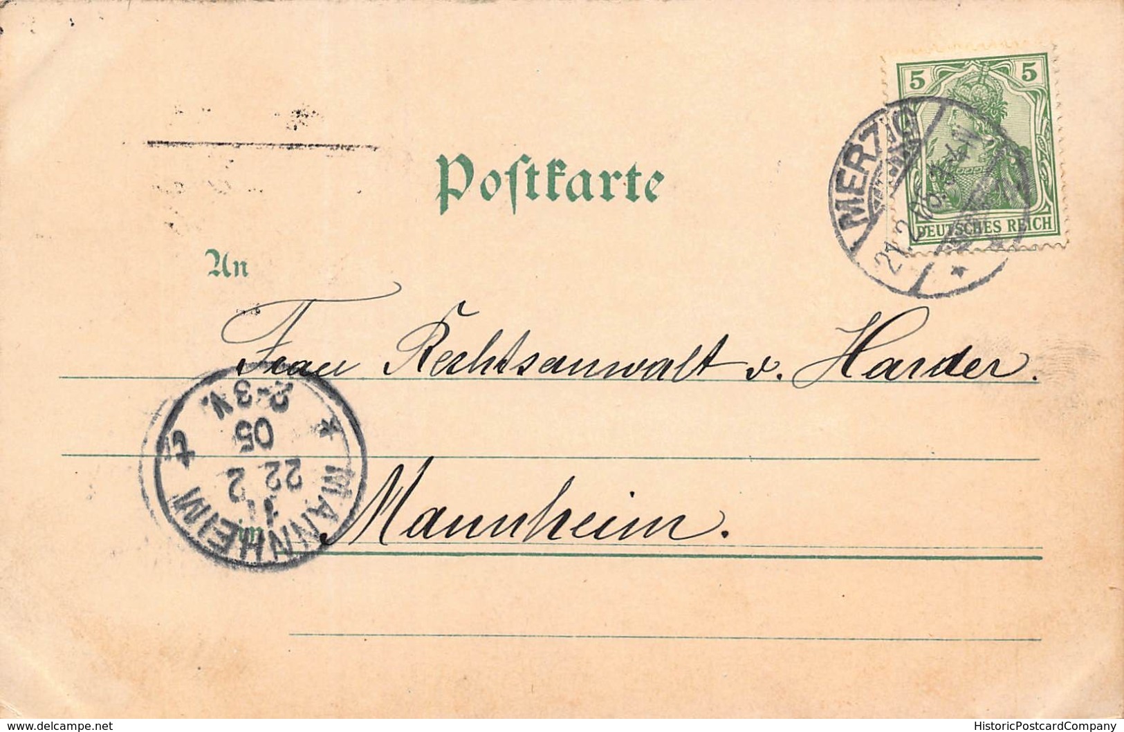 GRUSS Aus MERZIG A D SAARLAND-PANORAMA-HERALDRY LOGO 1906 POSTCARD 41992 - Kreis Merzig-Wadern
