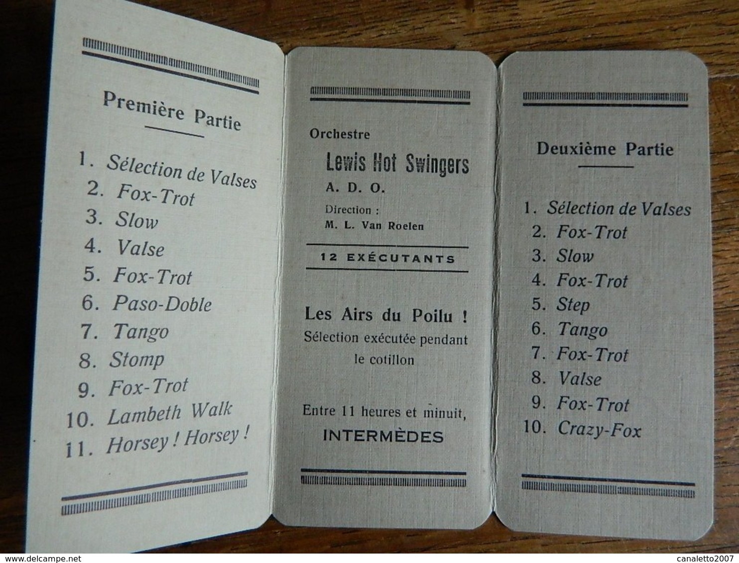 TOURINNES LA GROSSE: PROGRAMME DU BAL DE GALA DU CLUB DES VINGT LE 21 JANVIER 1939 SALLE DES VARIETES-COULEUR VERT - Programma's