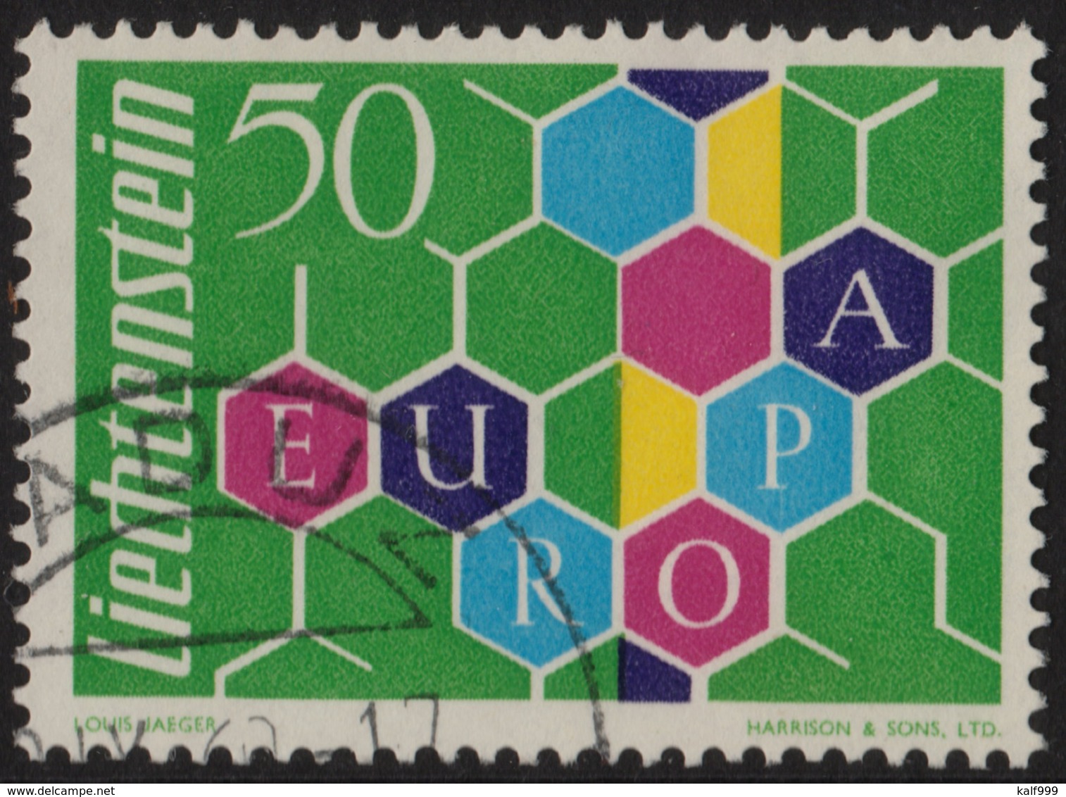 ~~~ Liechtenstein 1960 - Europa CEPT - Yv. 355 (o)  ~~~ - 1960