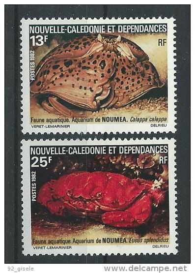 Nle-Caledonie YT 453 Et 454 " Aquarium Nouméa " 1982 Neuf** - Ungebraucht