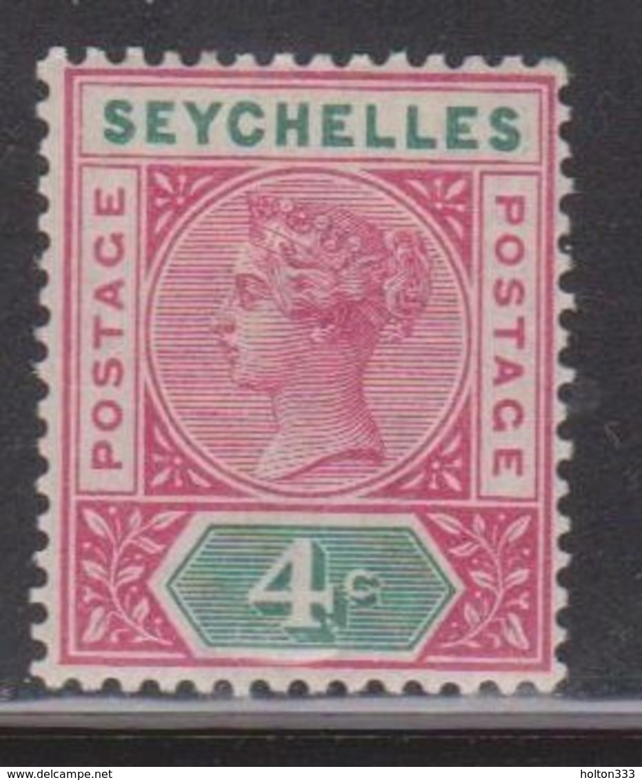 SEYCHELLES Scott # 4a MH - Queen Victoria - Die 1 - Seychelles (...-1976)