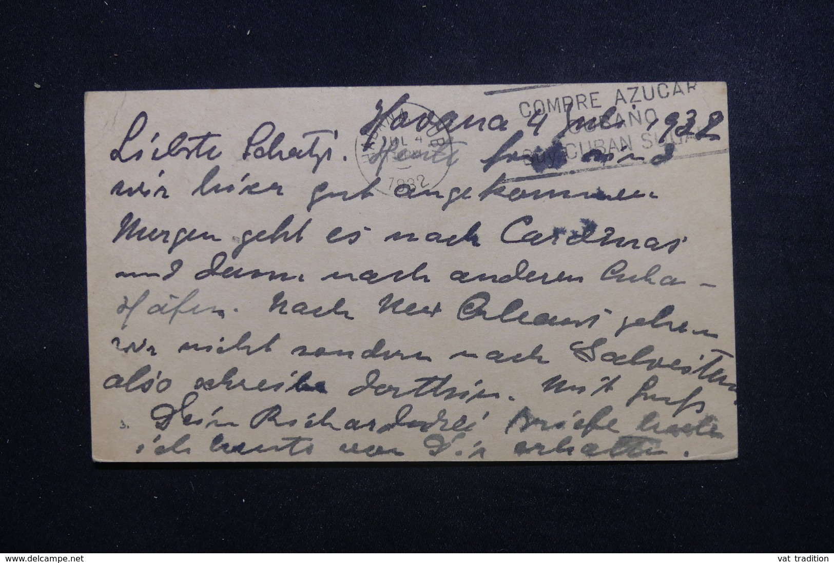 CUBA - Entier Postal + Complément De La Havane Pour L 'Allemagne En 1932 - L 43893 - Lettres & Documents