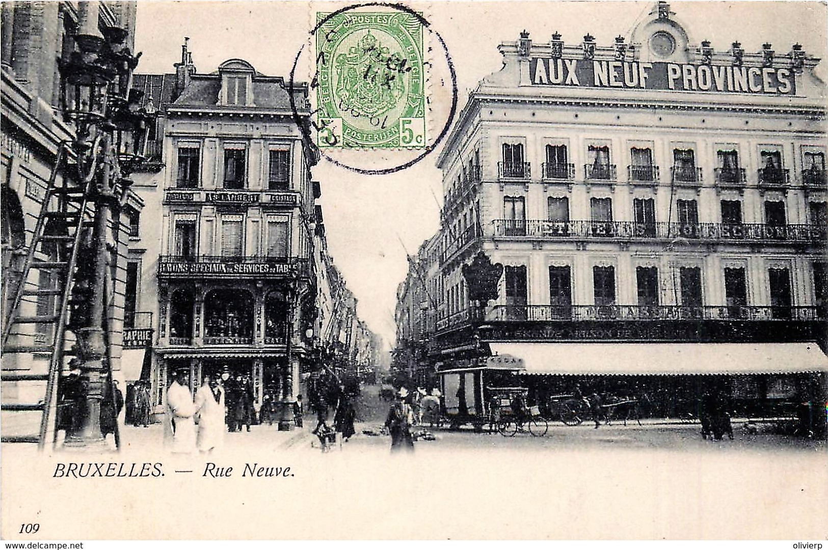 Bruxelles -  Rue Neuve - Edit. Van Den Heuvel N° 109 - Avenues, Boulevards