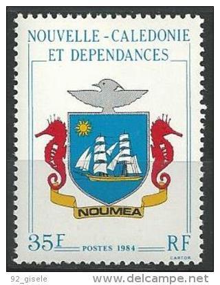 Nle-Caledonie YT 486 " Blason " 1984 Neuf** - Ongebruikt