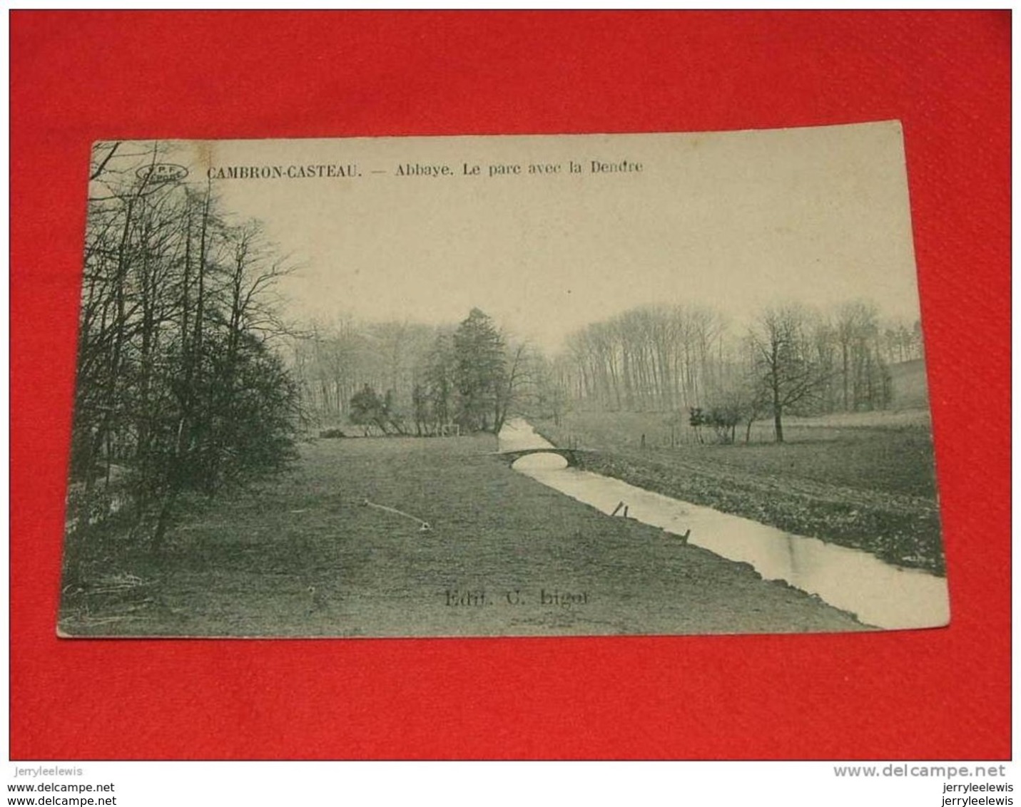 Cambron-Casteau -  Abbaye  - Le Parc Avec La Dendre    - - Brugelette