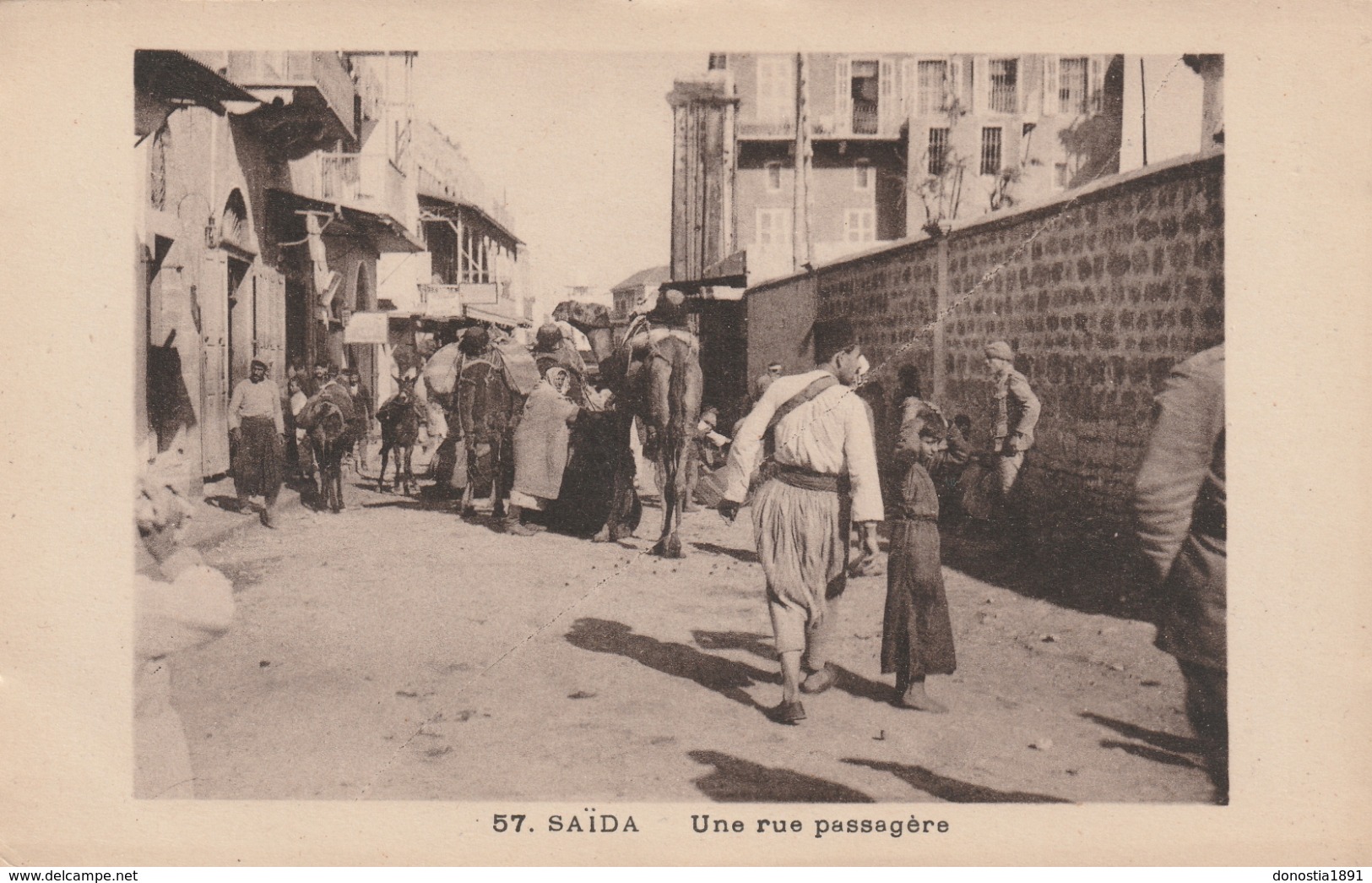 Liban  -  SAÏDA  -  Une Rue Passagère - Liban