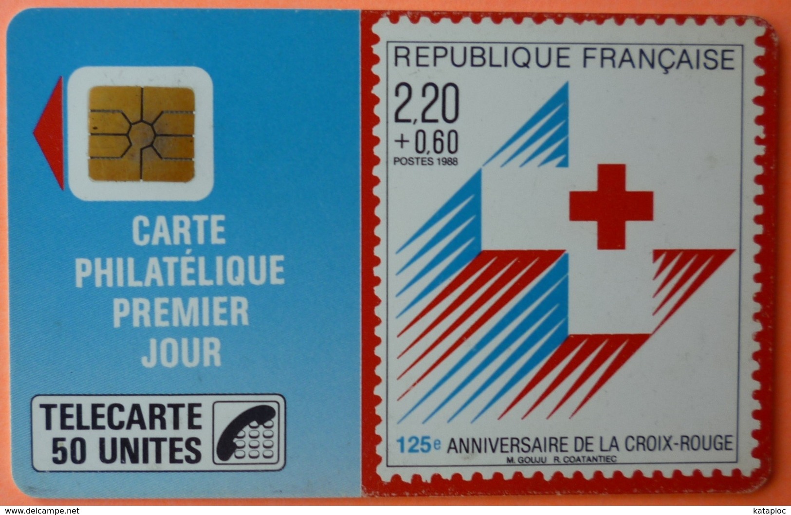 TELECARTE - CROIX ROUGE FRANCAISE 50U - 2 SCANS - 50 Unités   