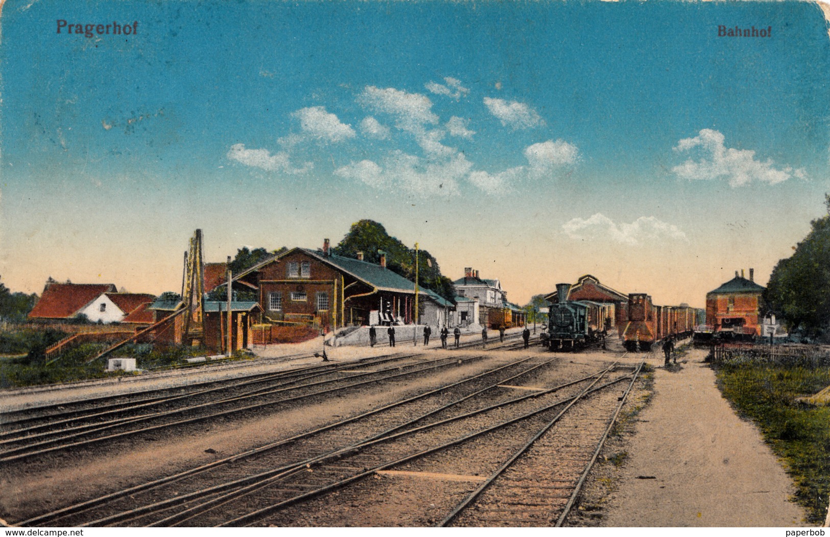 PRAGERHOF - RAILWAY STATION , MILITARY CENSOR - Slovenia