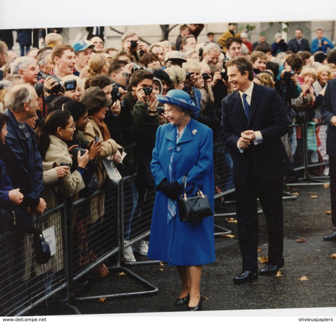 La Reine ELISABETH II  Fête Ses Noces D'or En Présence De TONY BLAIR En 1997 - Personnes Identifiées