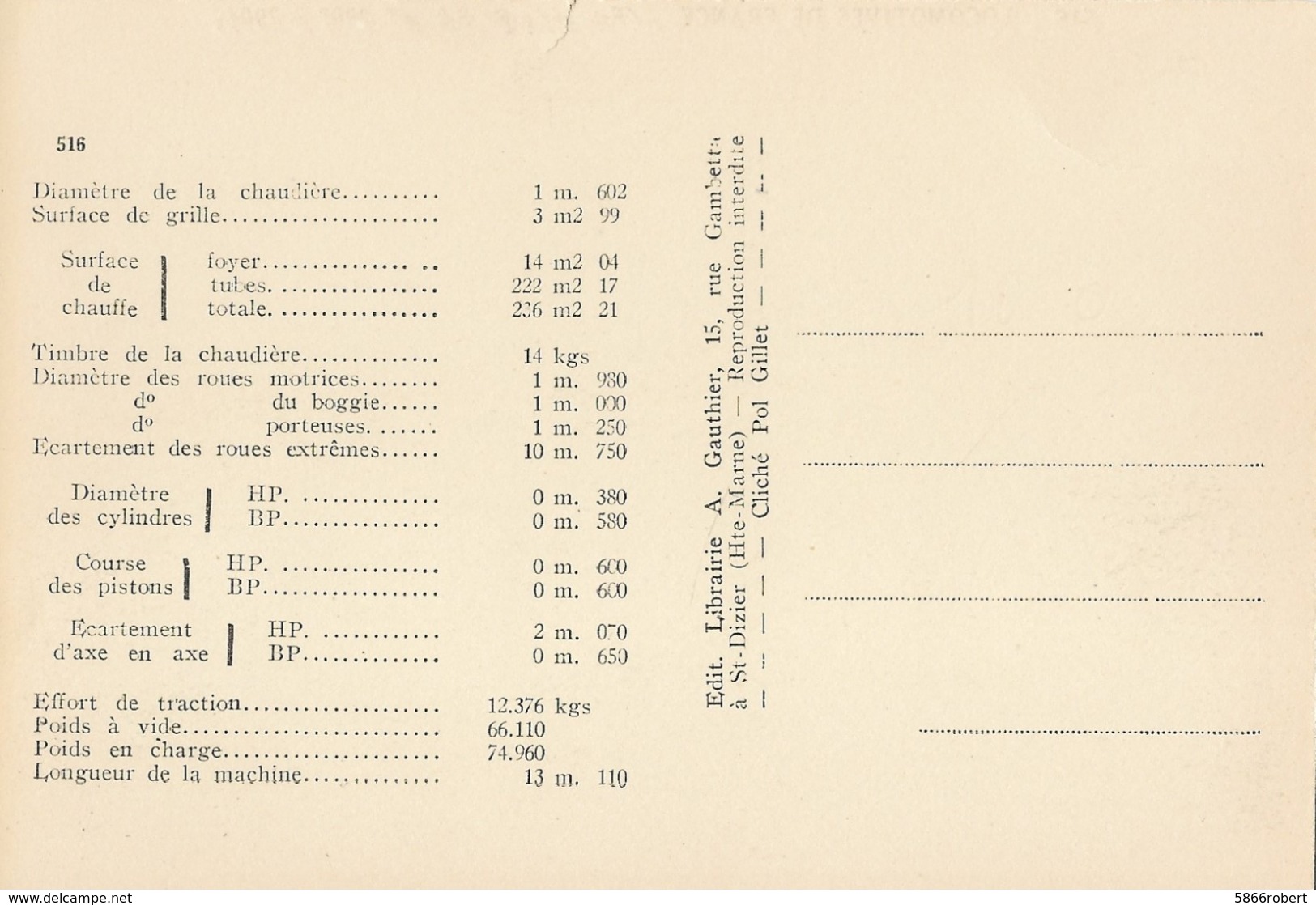 CARTE POSTALE ORIGINALE ANCIENNE :  LOCOMOTIVE FRANCAISE A VAPEUR (EST) MACHINE 2902 TYPE ATLANTIC  DE 1909 ANIMEE - Materiale