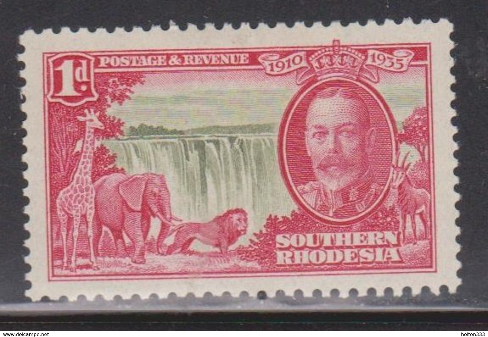 SOUTHERN RHODESIA Scott # 33 MH - KGV Silver Jubilee - Southern Rhodesia (...-1964)