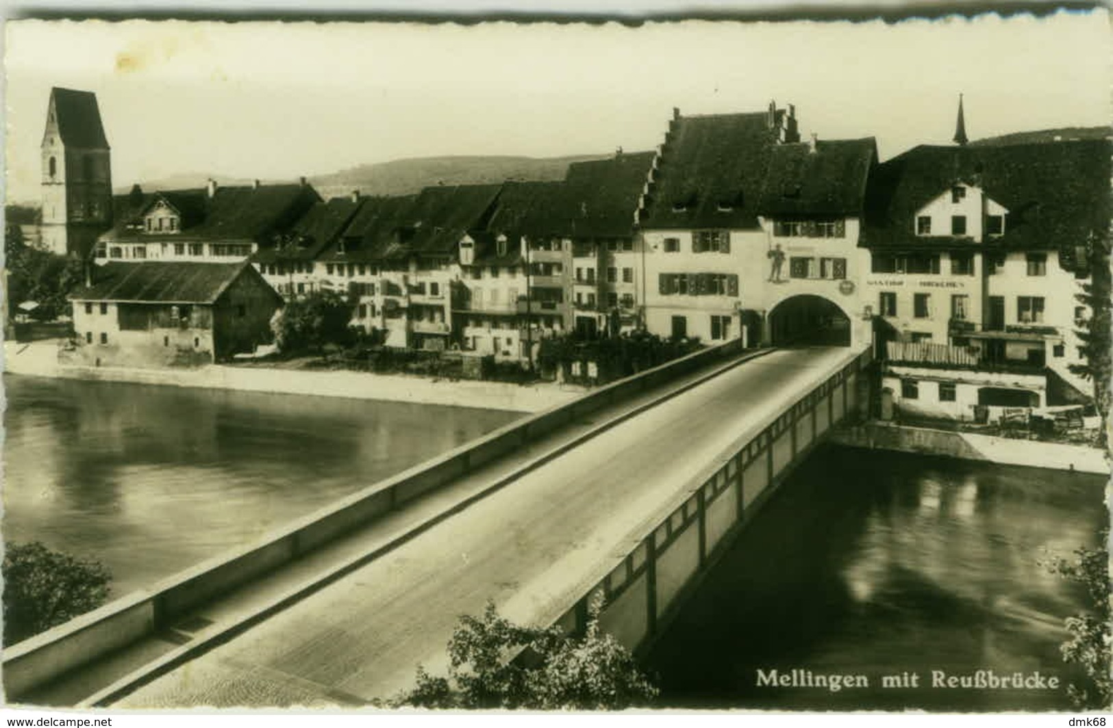 SWITZERLAND - MELLINGEN MIT REUBRUCKE - EDIT J. GABORELL 1940s (BG4619) - Mellingen