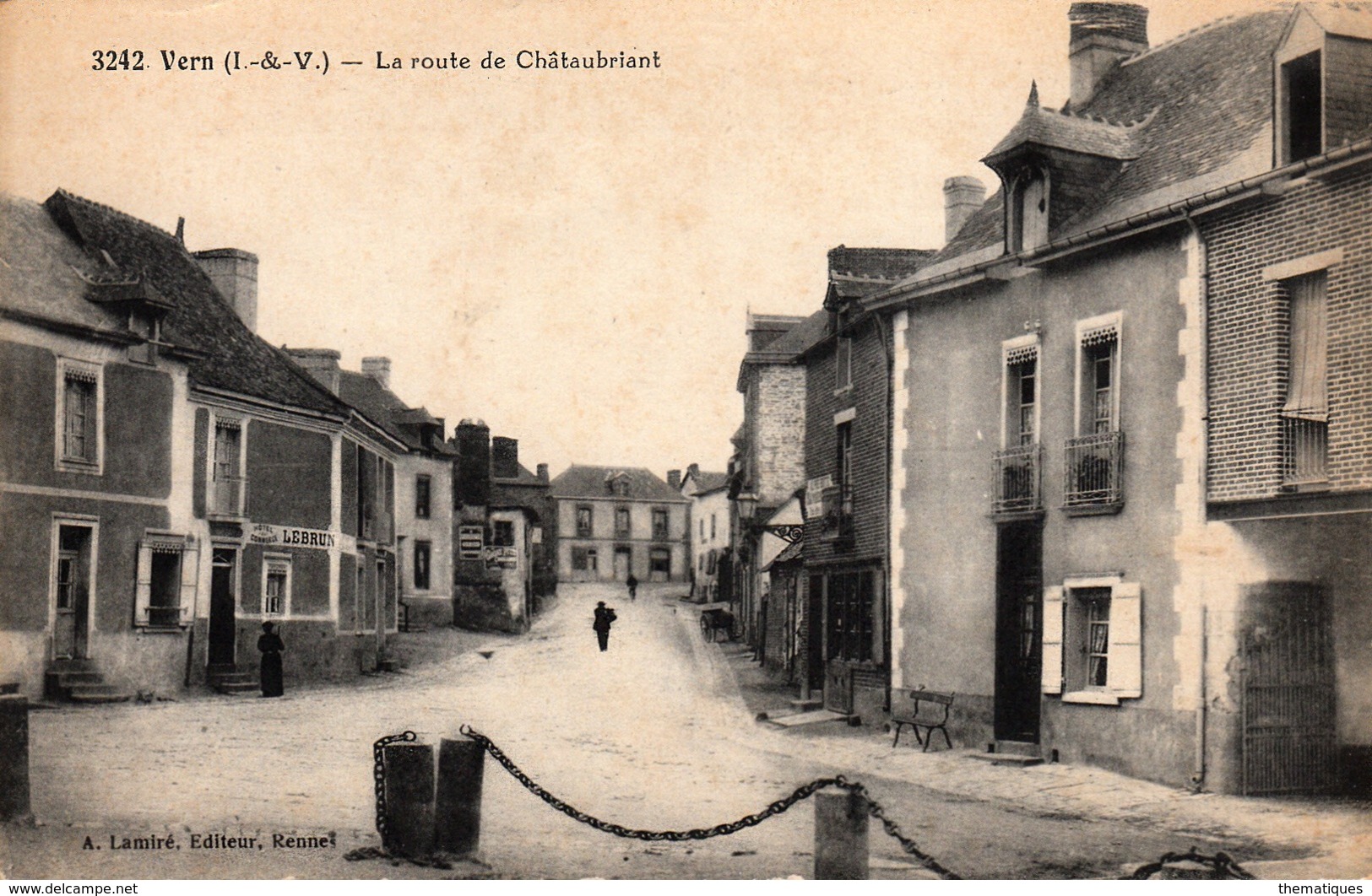 Thematiques 35 Ille Et Vilaine Vern La Route De Châteaubriant - Otros & Sin Clasificación