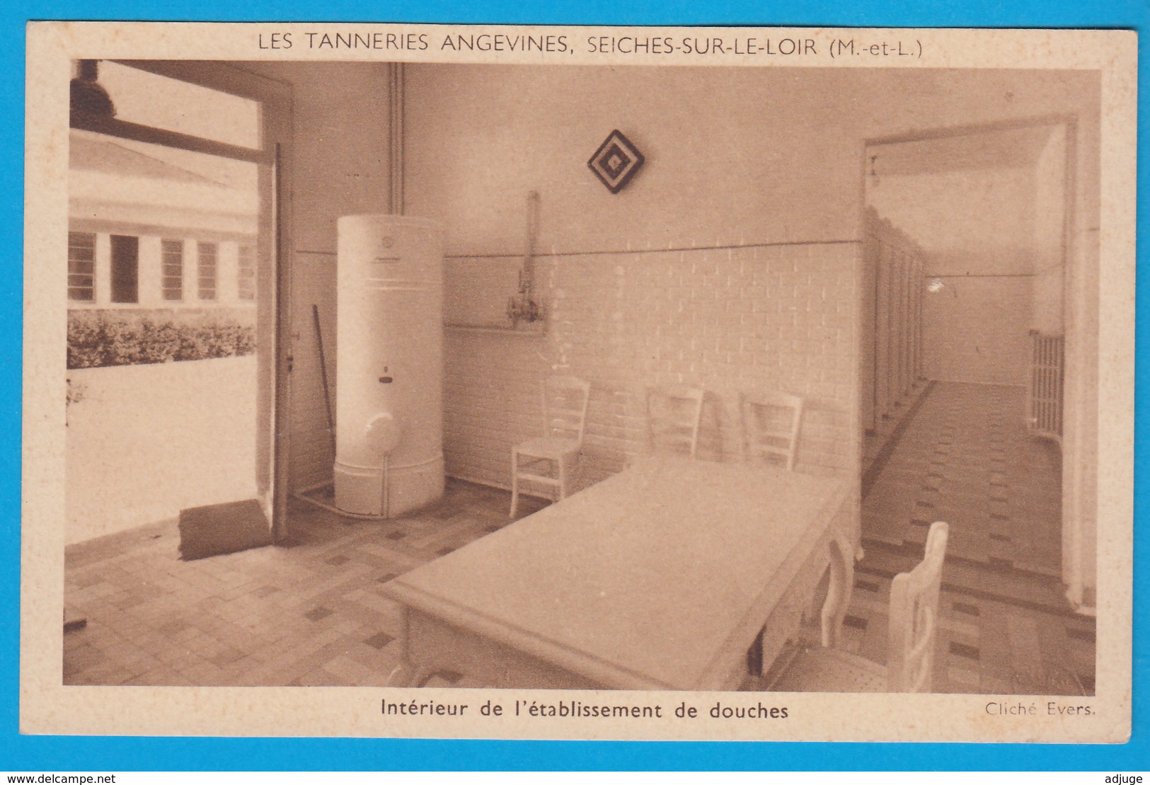 CPA-49-Seiches-sur-le-Loir-TANNERIES ANGEVINES - Etablissement Des DOUCHES - Animation* TOP* 2 SCANS - Seiches Sur Le Loir