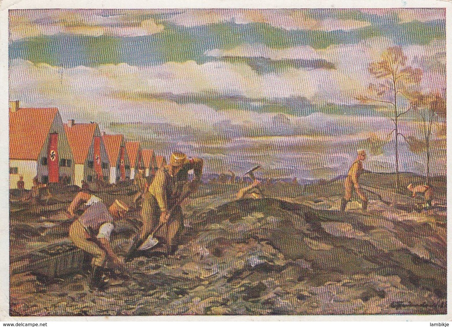 Deutsches Reich Propaganda Postkarte 1942 - Gebraucht
