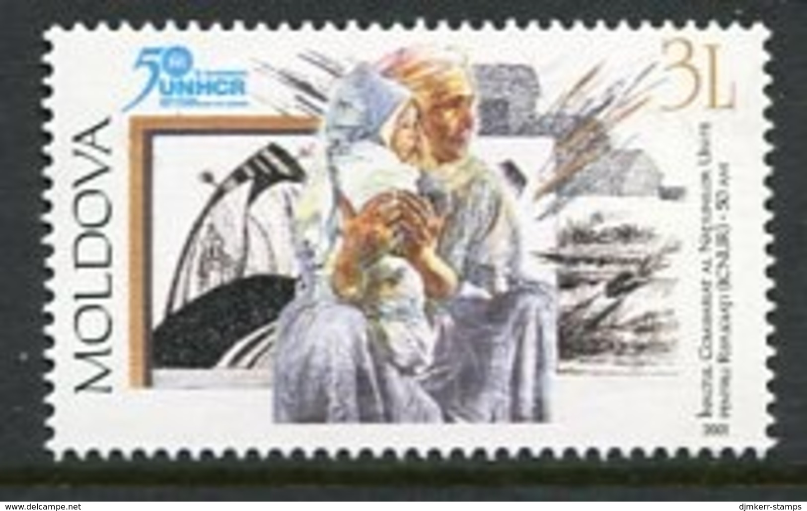 MOLDOVA 2001 UNHCR Anniversary MNH / **.  Michel 378 - Moldavië