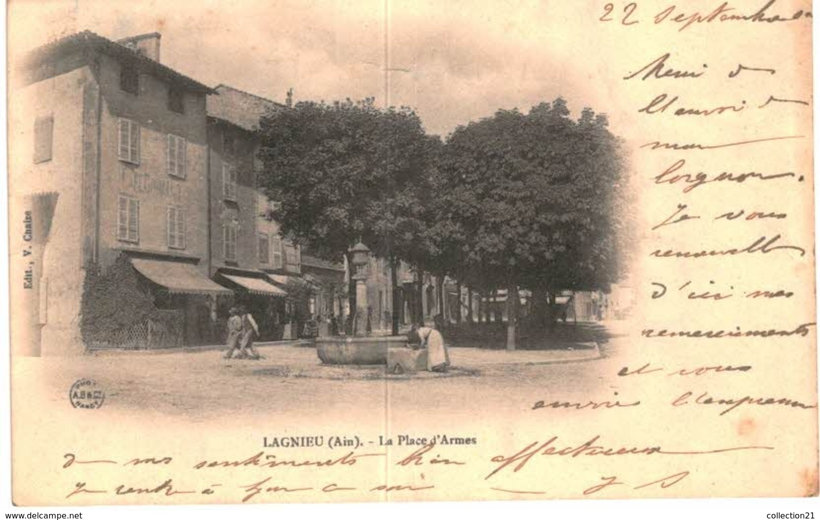 LAGNIEU ... LA PLACE D ARMES - Non Classés