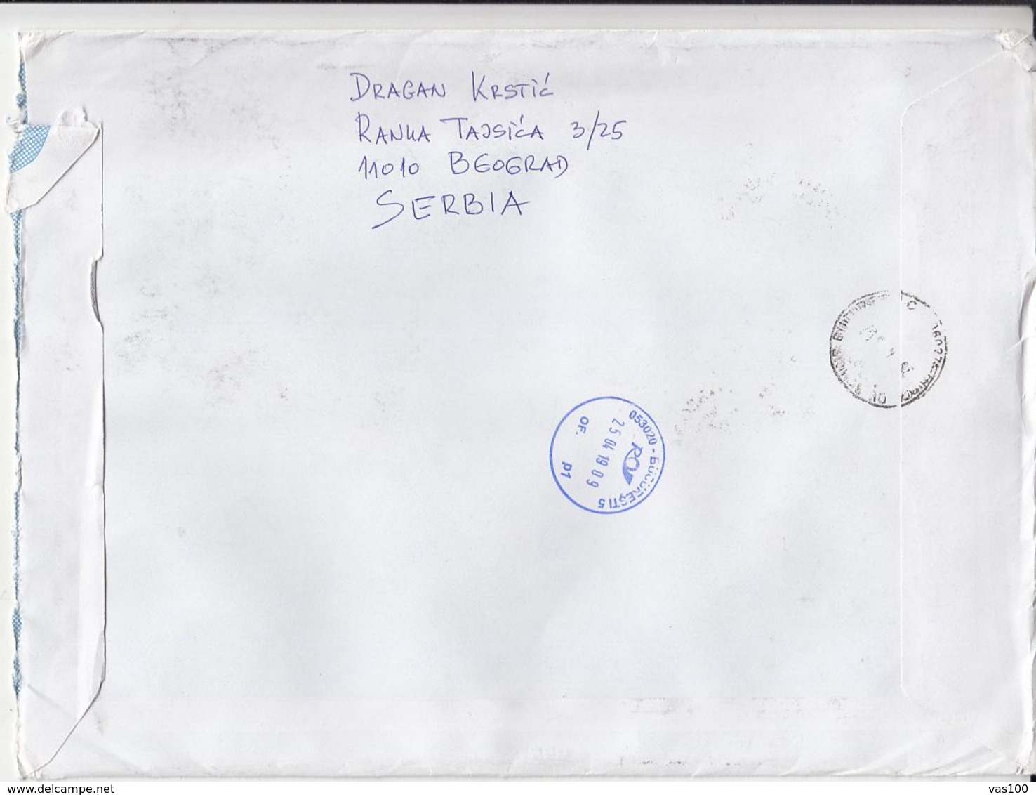 GHANDI, MILEVAEINSTEIN, RADIO, ANIMALS, STAMPS ON REGISTERED COVER, 2019, SERBIA - Serbia