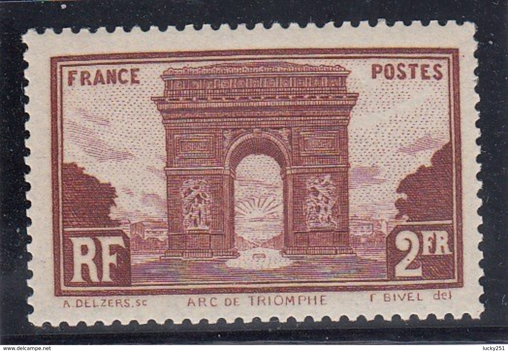 France - 1929/31 - N°YT 258** - Arc De Triomphe De L'Etoile - Cote 95€ - Nuovi