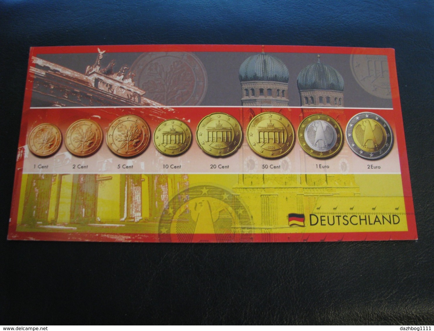 Germany Unused Postcard Clean Image Of Euro Coin Germany - Coins (pictures)