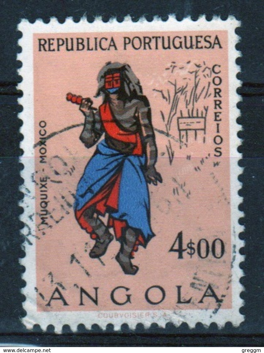 Angola Single 4e Stamp From The 1957 Natives Series. - Angola