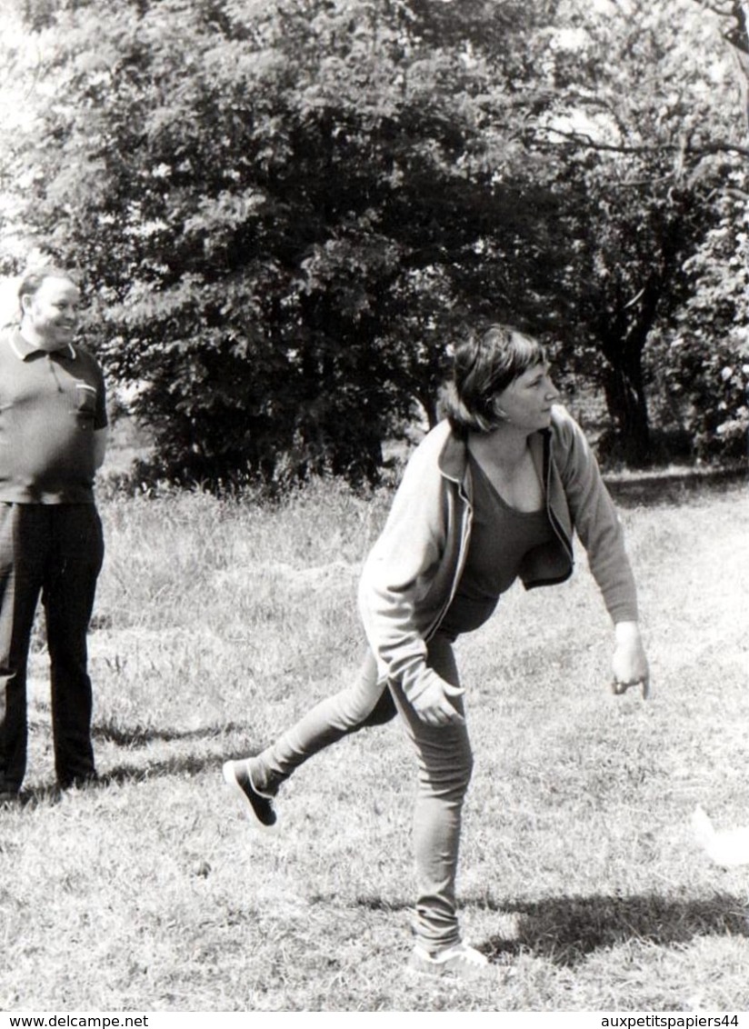 Photo Originale Portrait De La Femme Au Lancer, Mais De Quoi En Fait ! Javelot 1981 - Sports