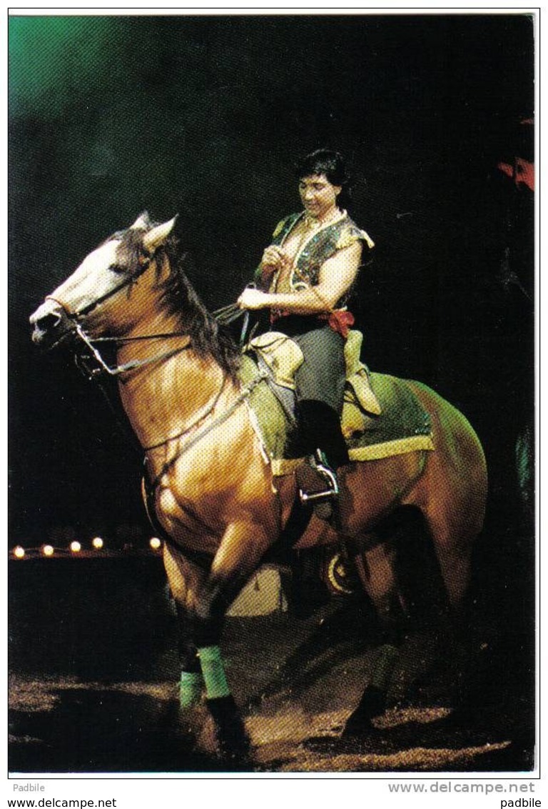 Carte Postale Cirque Darix Togny  Davio Togny Le Cavalier Trés Beau Plan - Cirque