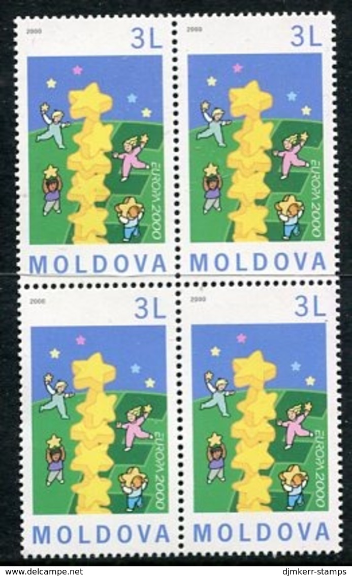 MOLDOVA 2000 Europa Block Of 4  MNH / **.  Michel 363 - Moldavië