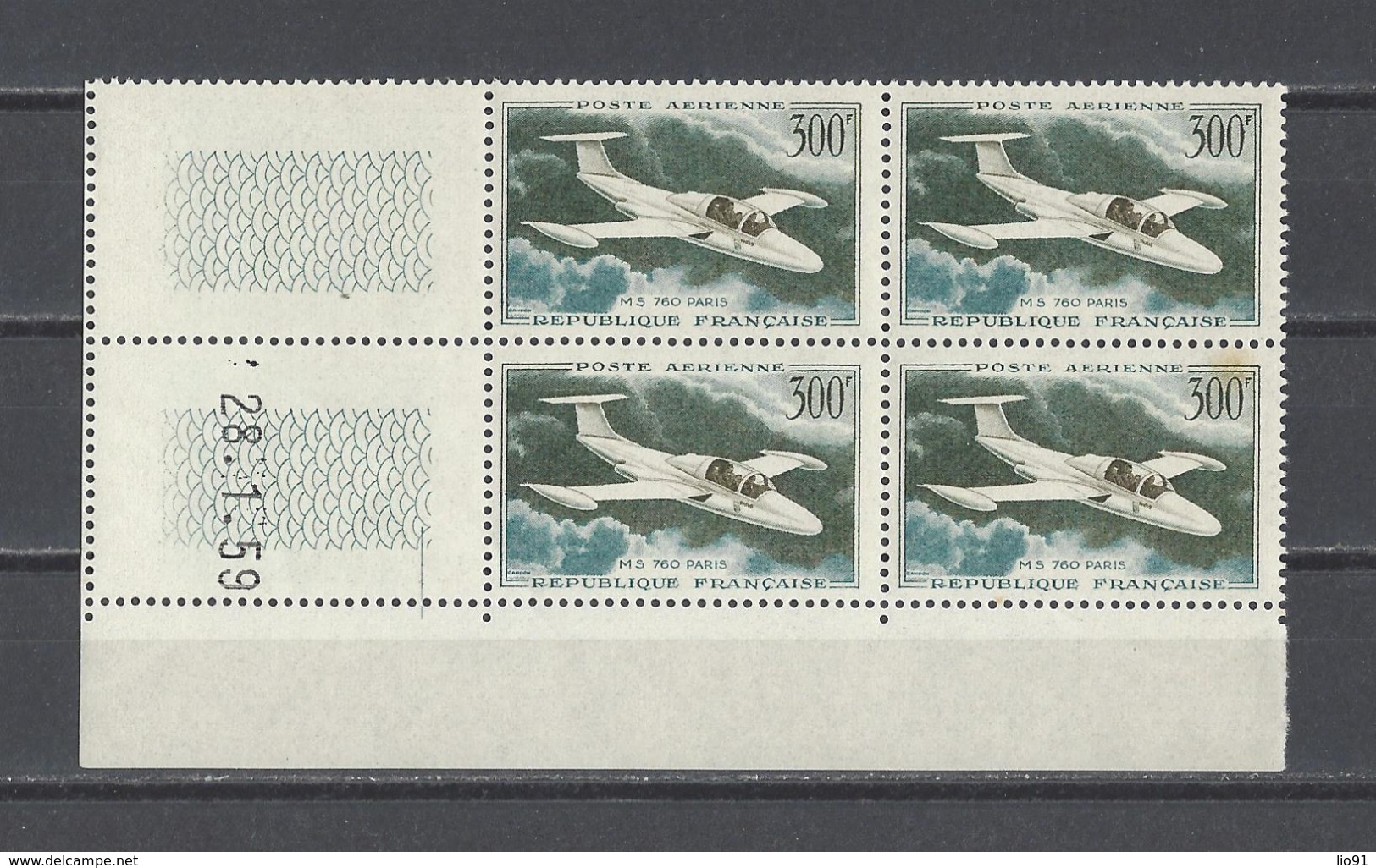 FRANCE.  YT  Coins Datés PA N° 35  Neuf **  1957 (voir Scan) - Airmail