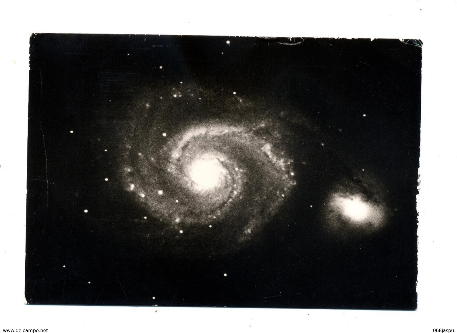 Carte Spirale  M 51  Telescope Calar Alto - Astronomie