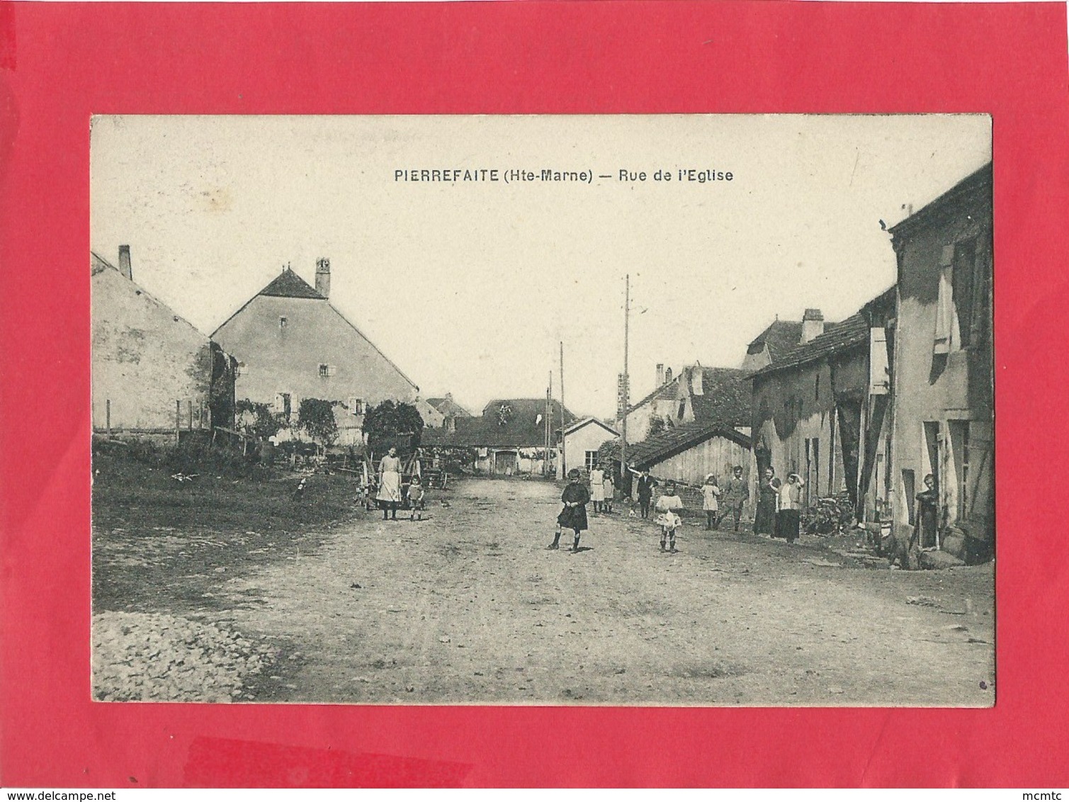CPA -  Pierrefaite  - (Hte Marne) -  Rue De L'église - Andere & Zonder Classificatie