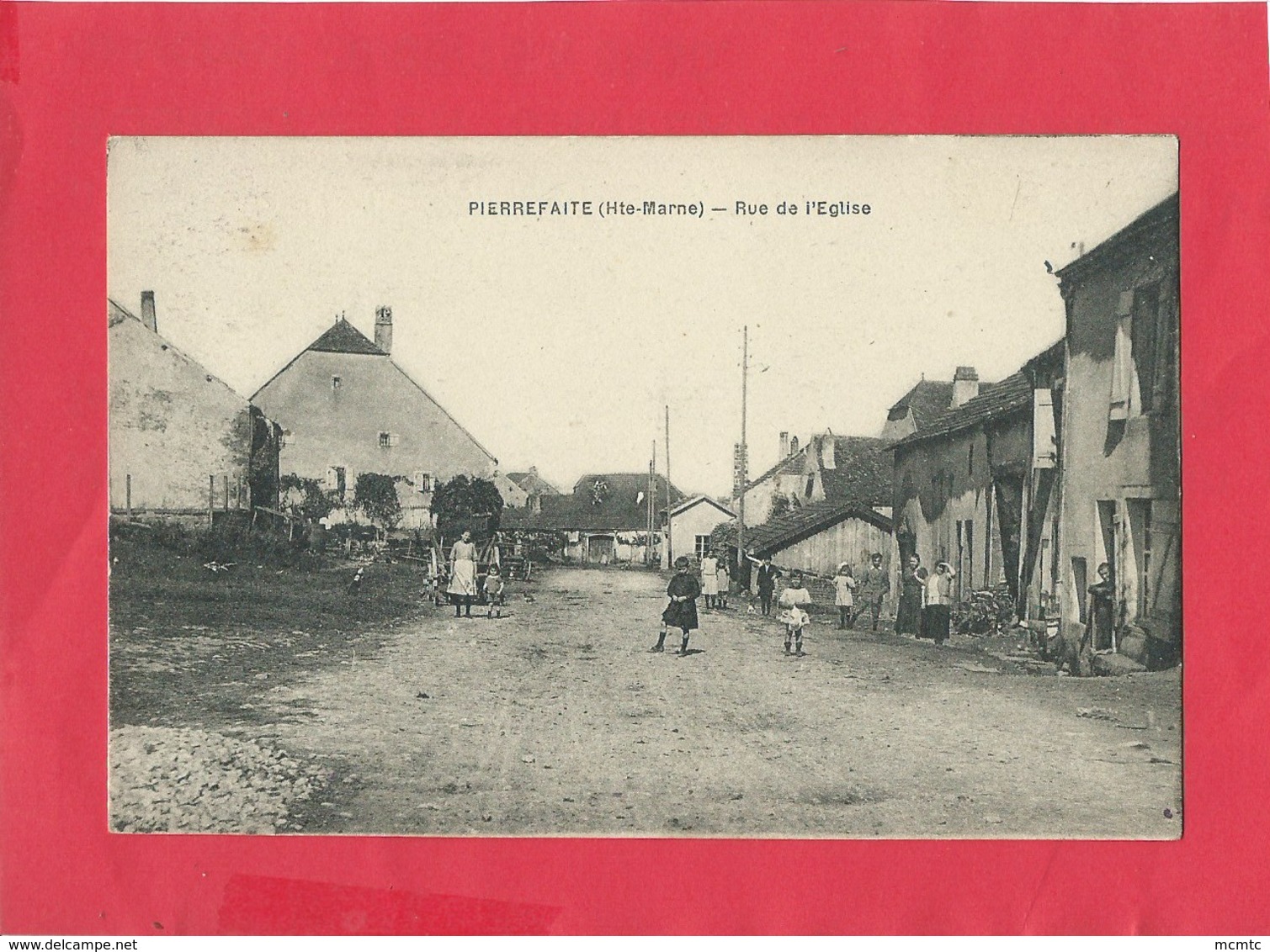 CPA -  Pierrefaite  - (Hte Marne) -  Rue De L'église - Autres & Non Classés