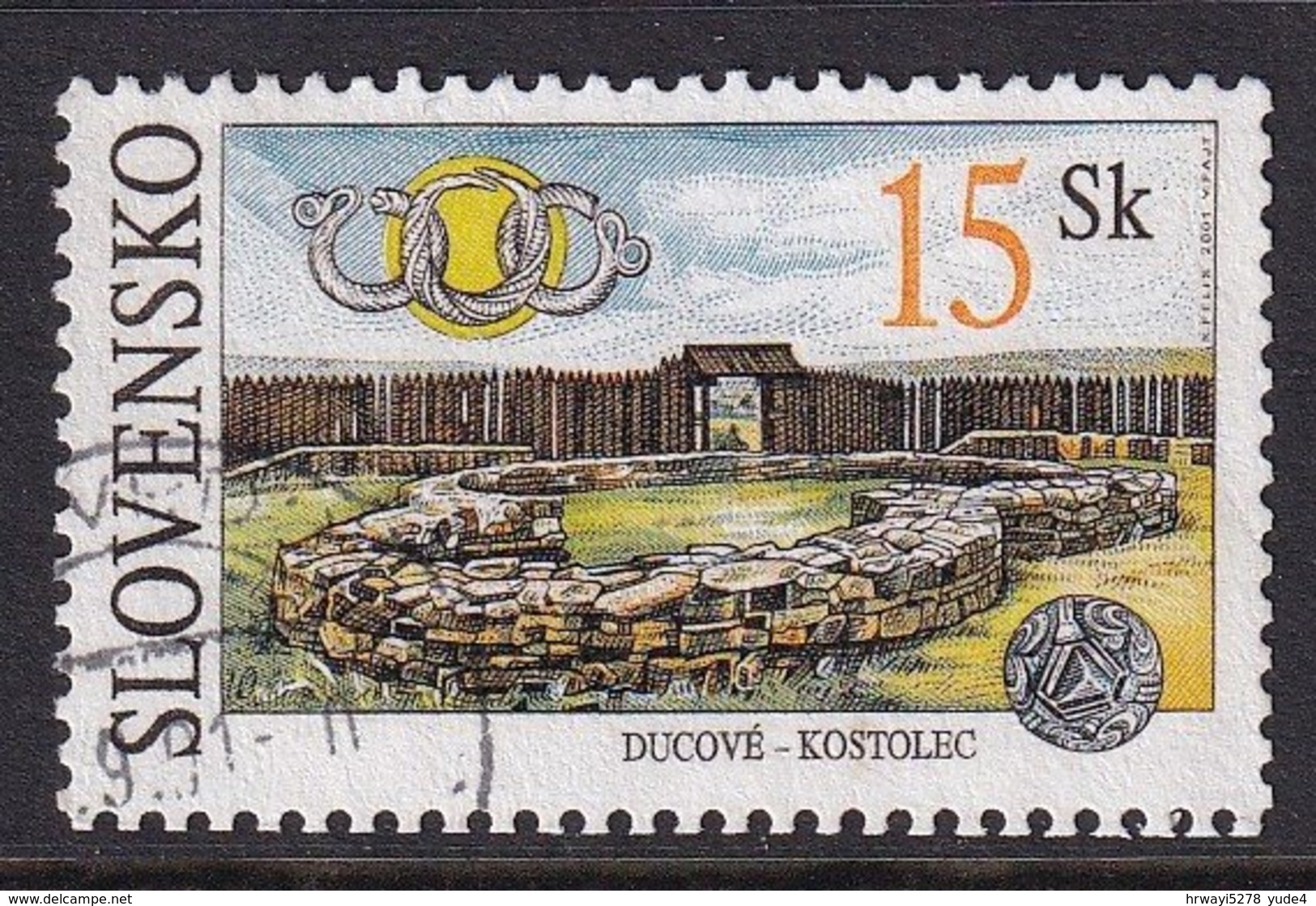 Slovensko 2001, Minr 392, Vfu - Usati