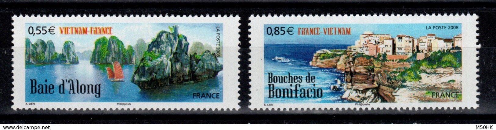 YV 4284 / 4285 N** France Vietnam - Prix = Faciale - Neufs