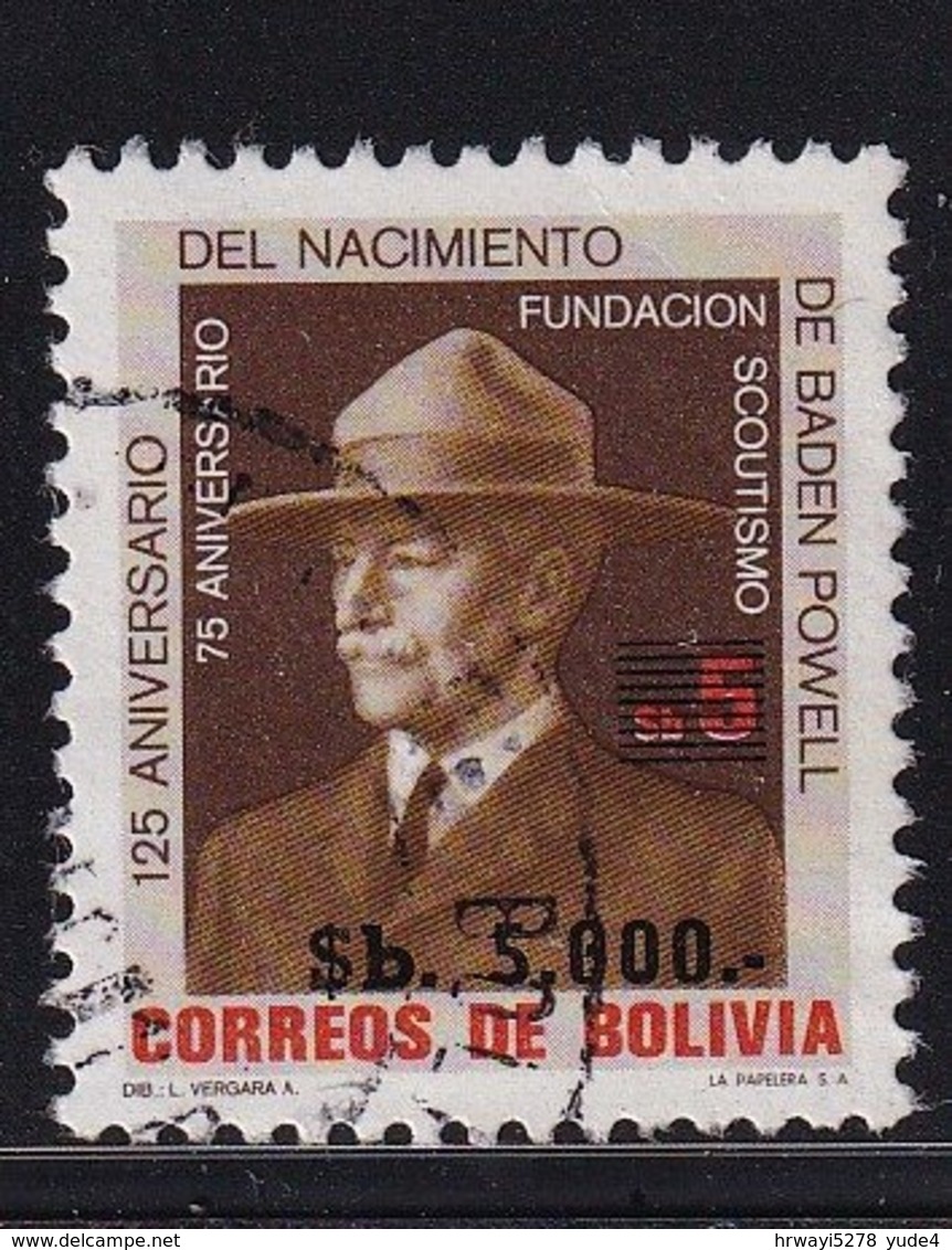 Bolivia 1984, Scouting, Minr 1015, Vfu. Cv 5 Euro - Bolivien