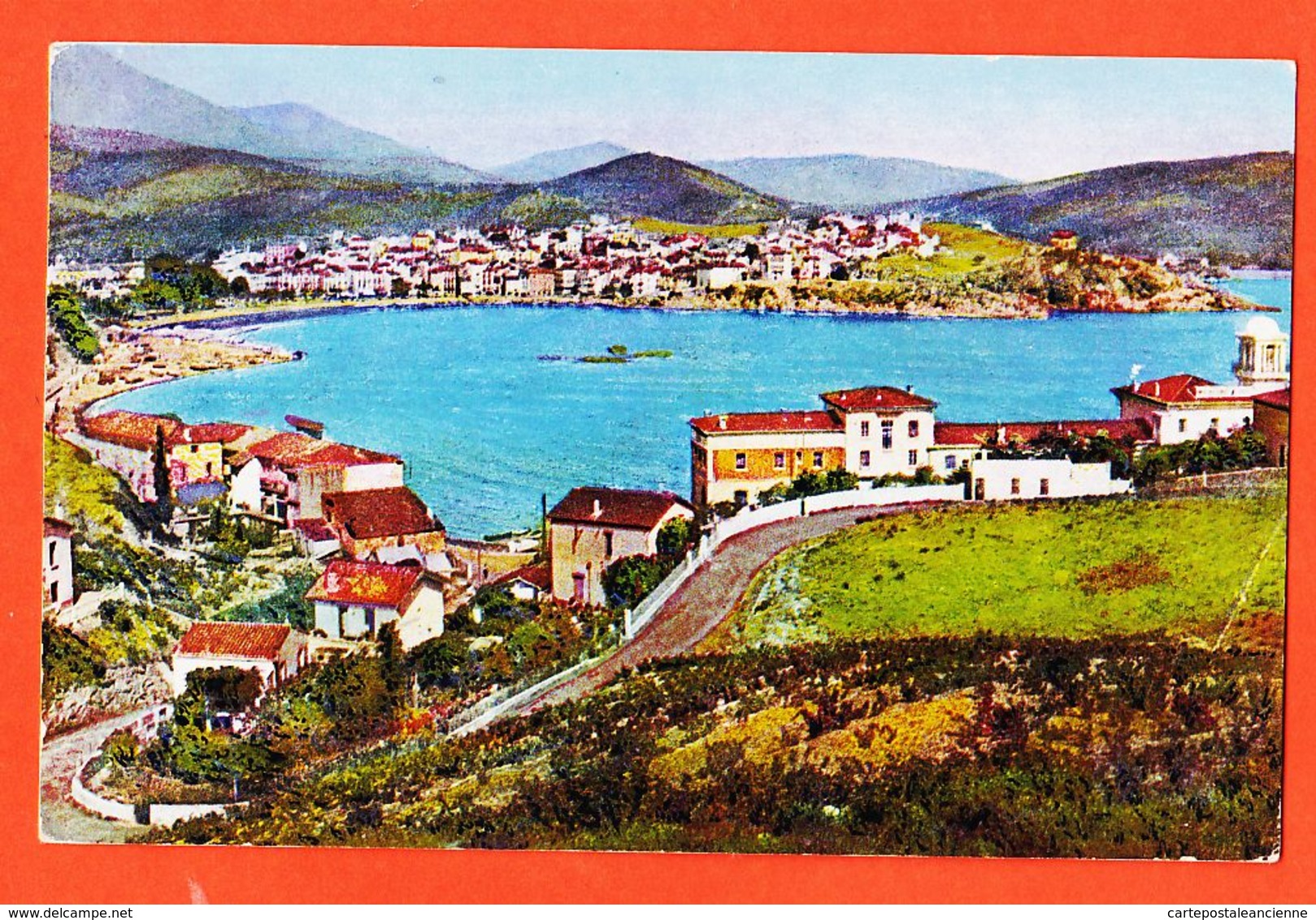 X66206 BANYULS-sur-MER (66)  Vue Générale De La Baie Et Route De CERBERE 1930s Pyrénées-Orientales NARBO 11 - Banyuls Sur Mer