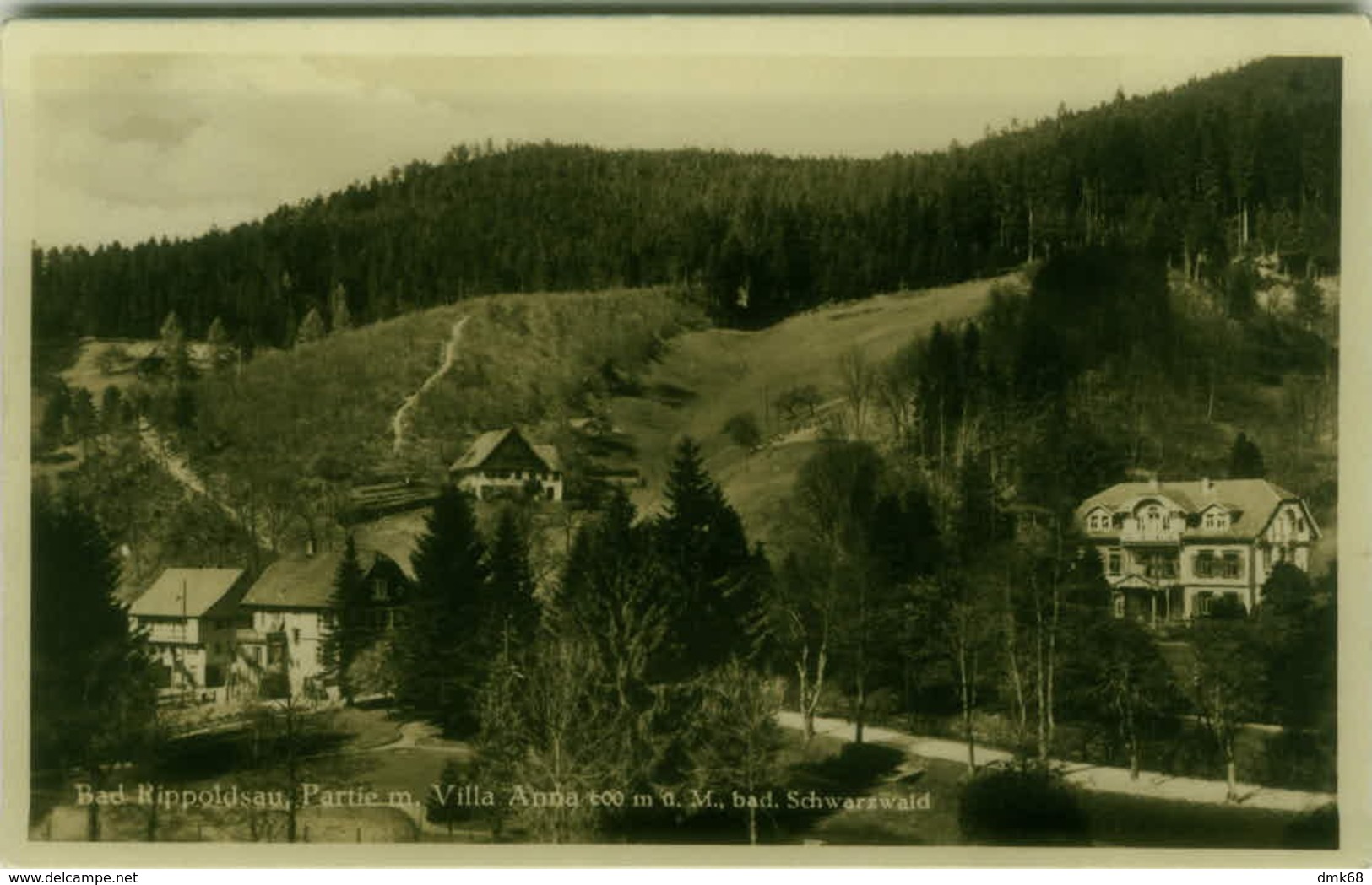 AK GERMANY - BAD RIPPOLDSAU - VILLA ANNA - 1940s (BG4635) - Bad Rippoldsau - Schapbach