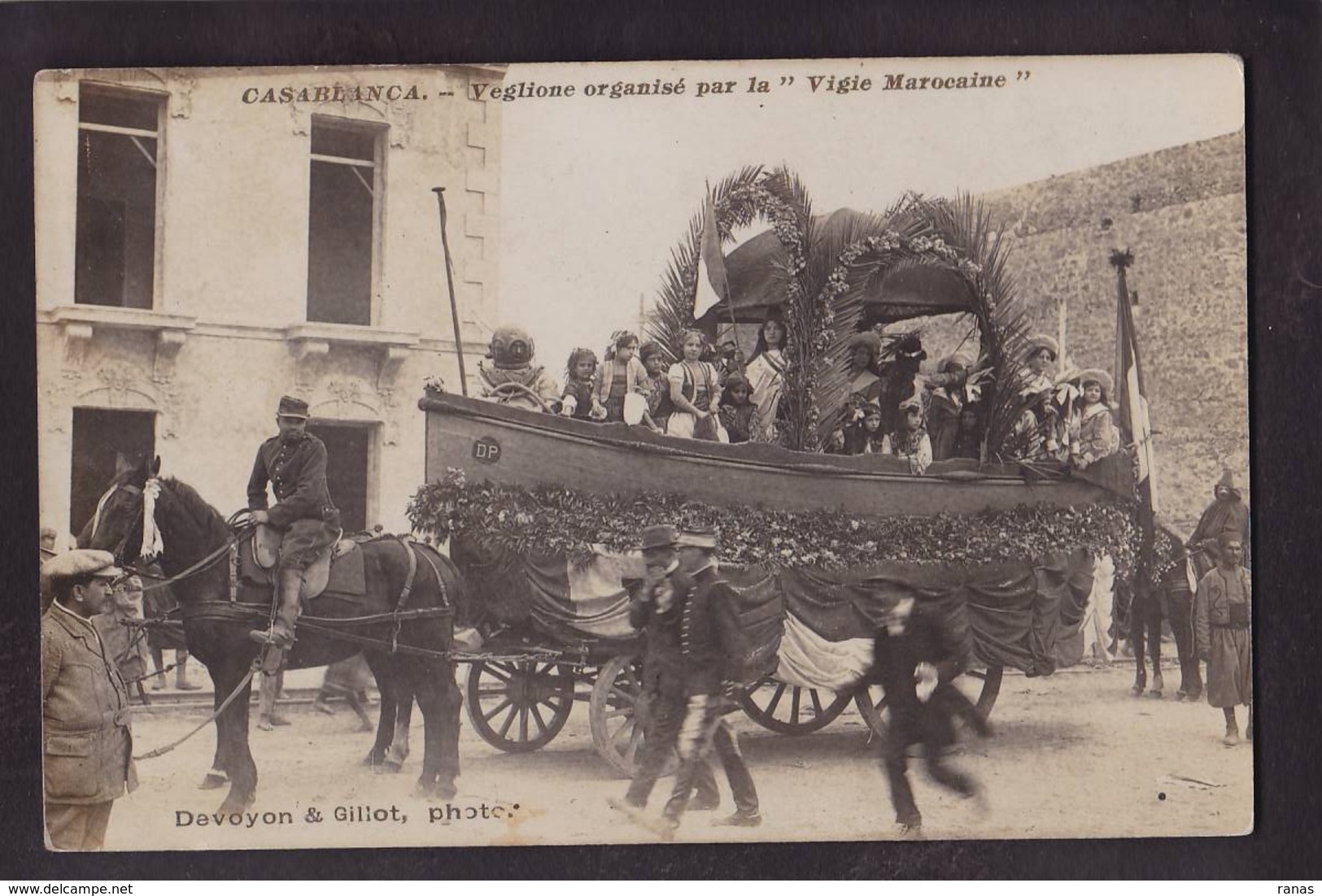 CPA Maroc Casablanca Carte Photo RPPC Non Circulé - Casablanca