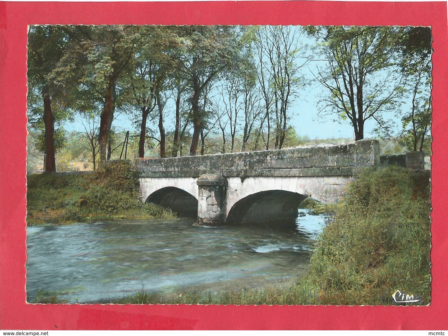 CPSM   Grand Format -  Giey Sur Aujon    -(52.Hte Marne ) - Pont Sur L'Aujon - Autres & Non Classés