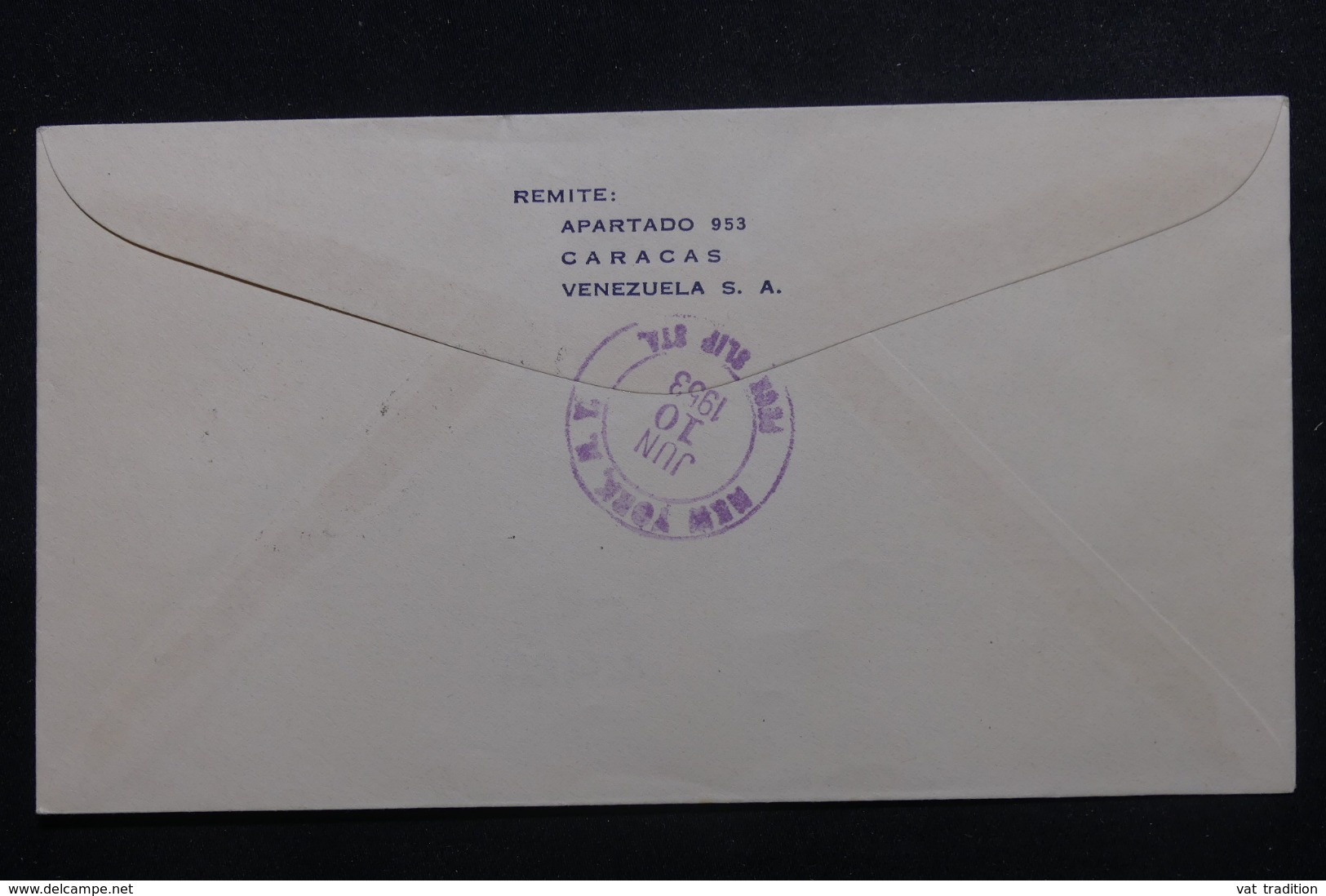 VENEZUELA - Enveloppe En Recommandé De Caracas Pour New York En 1953, Affranchissement Plaisant - L 43959 - Venezuela