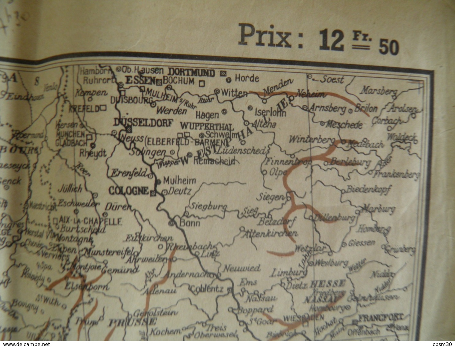 Carte Routière Carte De FRANCE, Avec Régions économiques N° 17, 55 X 76 Cm - Cartes Routières