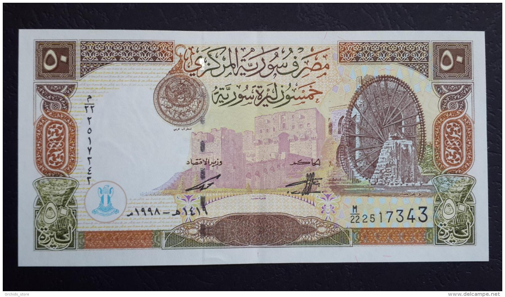 AA- SYRIA 50 Liras 1998 A-UNC - Syrië