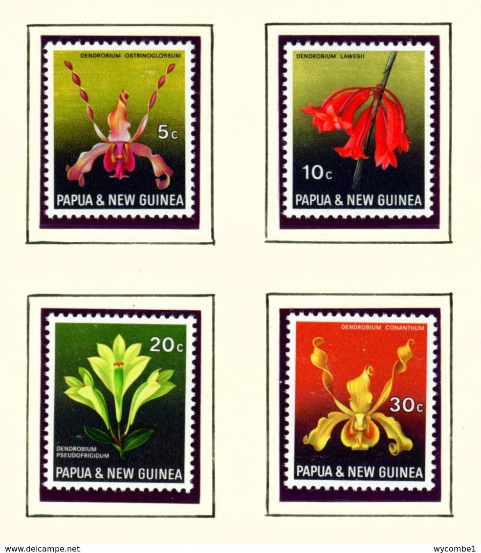 PAPUA NEW GUINEA  -  1969 Orchids Set Unmounted/Never Hinged Mint - Papua New Guinea