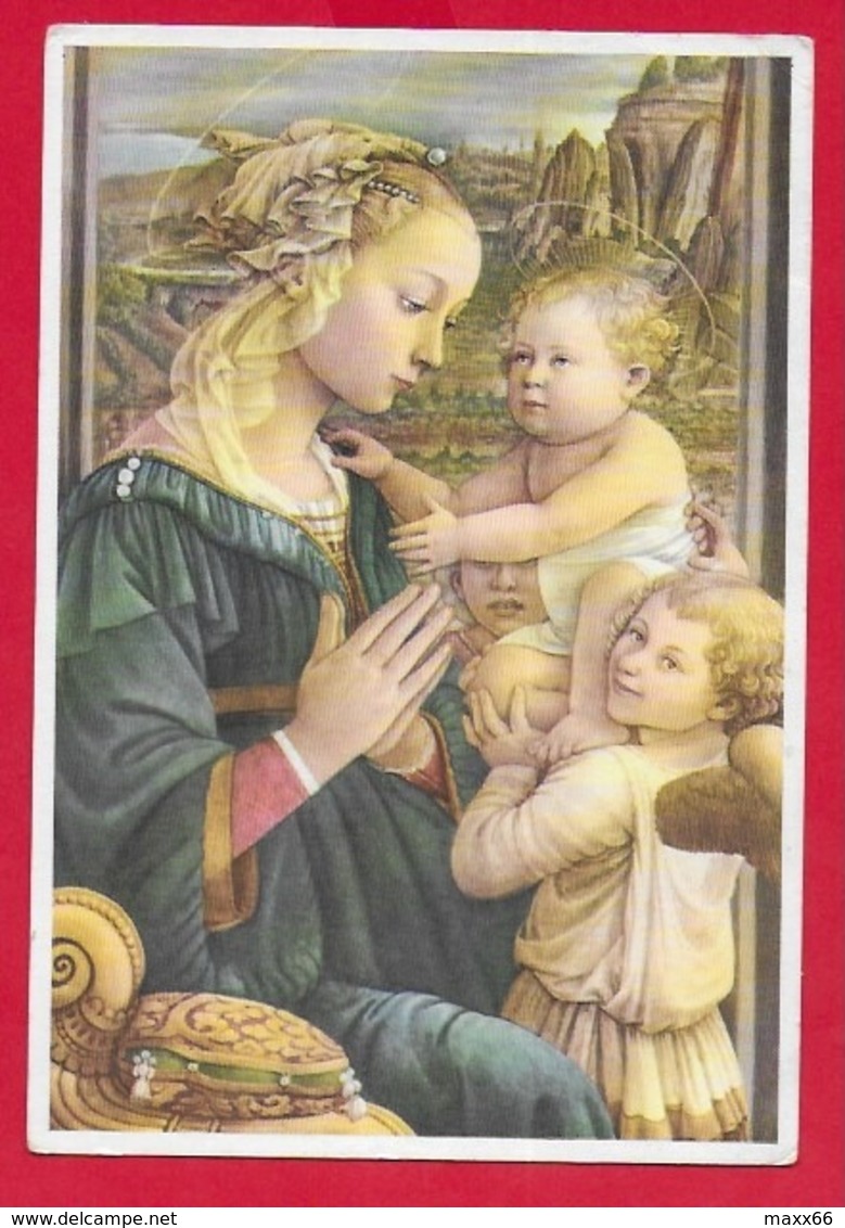 CARTOLINA VG ITALIA - Vergine Maria Con Bambin Gesù E Angeli - 10 X 15 - 1966 - Vergine Maria E Madonne