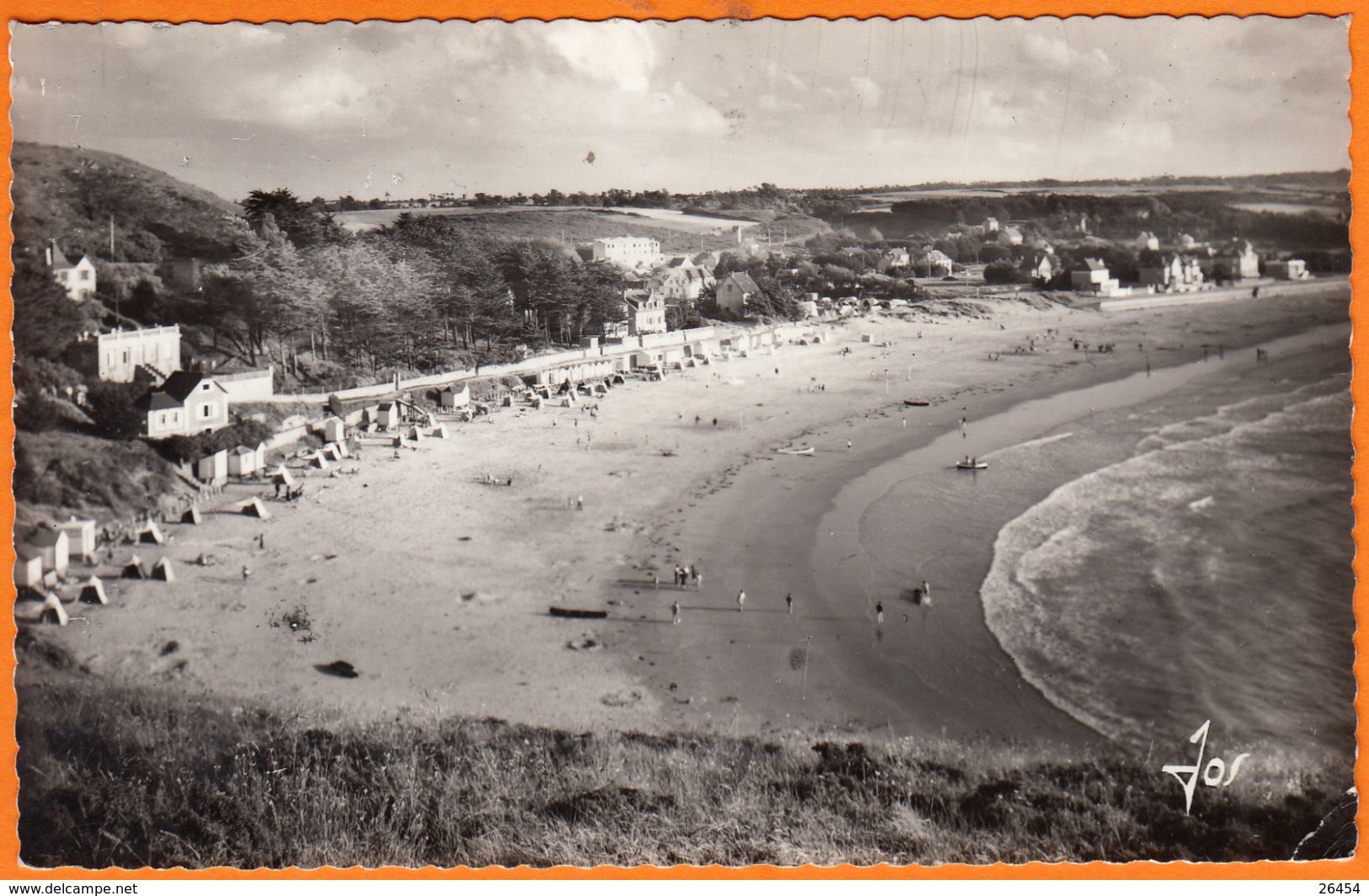 22 ERQUY  C.du.N.  " La Plage De Caroual La Plus Vaste Des Sept Plages D'Erquy " CPSM  écrite Le 21 Juin 1963  Num 0661 - Erquy