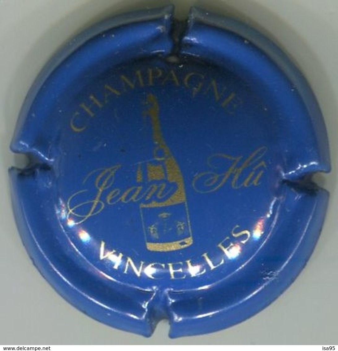 CAPSULE-CHAMPAGNE HU Jean N°01 Bleu & Or - Andere & Zonder Classificatie